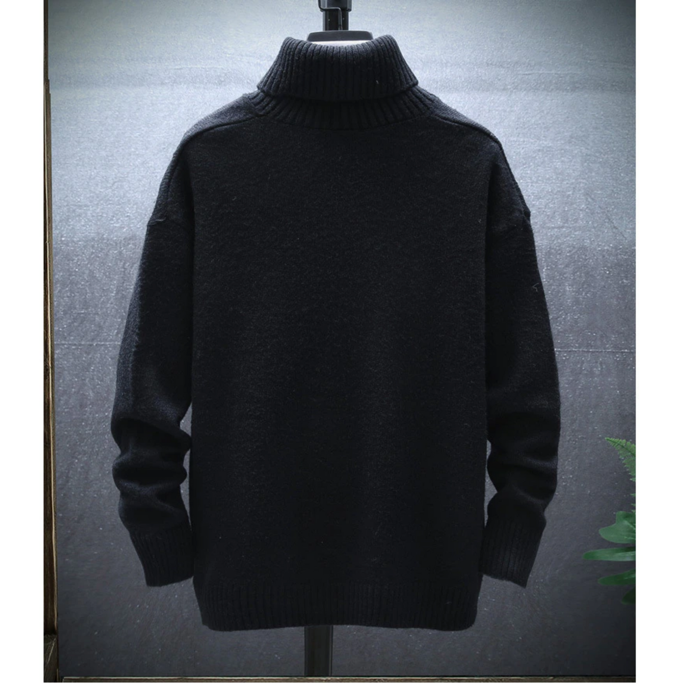 Maximilian - Eleganter dicker Rollkragenpullover für Männer
