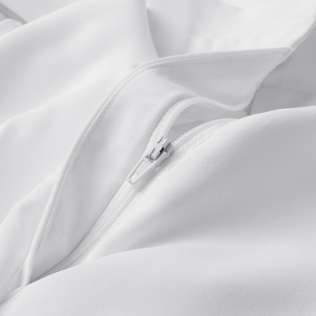 Weite Damen Stoffhose mit Bindegürtel