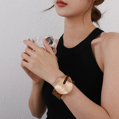 Vintage Chunky Damen Armreif Harz Statement Schmuck