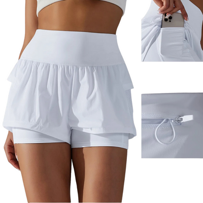 Tevaro | Atmungsaktive Kurze Sporthose für Damen Sommer