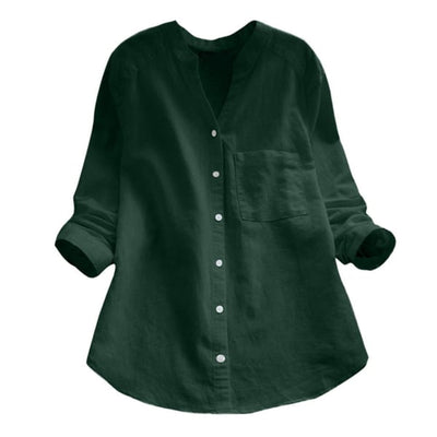Andrea | Luftige elegante Bluse aus Baumwolle