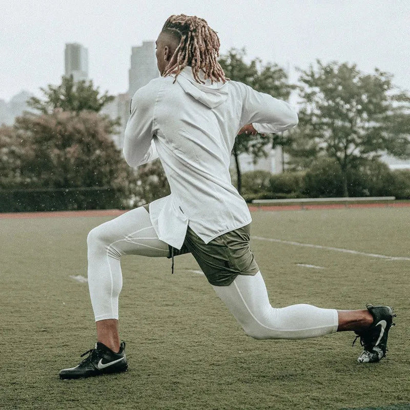 Vexon | Atmungsaktive Kompressionshose für Herren 2-in-1