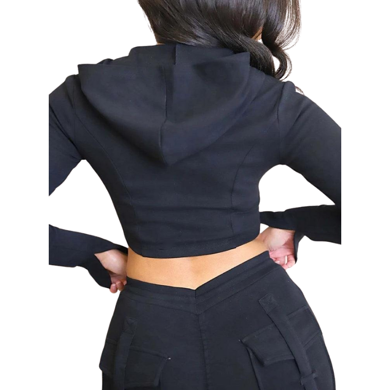 Evaria | Atmungsaktives Crop Sport Top für Damen Sommer