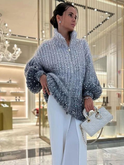 Angelina | Luxuspullover mit eleganten Details