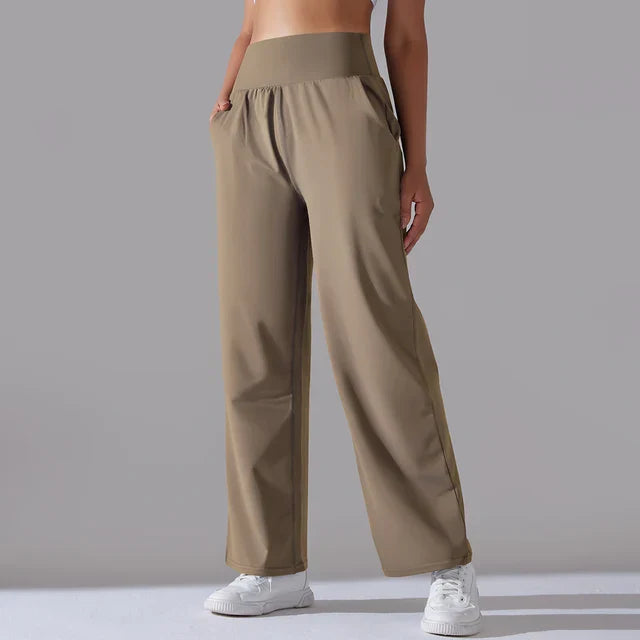 Emma | Weite Yoga-Hose mit Schlag-Design