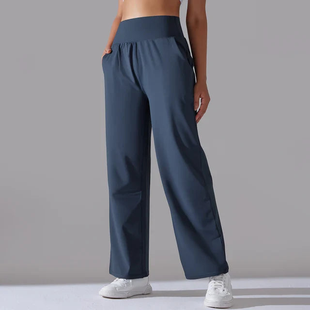 Emma | Weite Yoga-Hose mit Schlag-Design