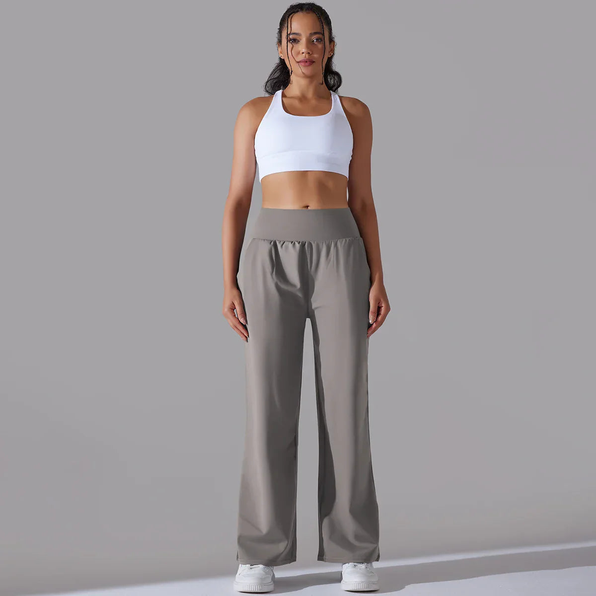 Emma | Weite Yoga-Hose mit Schlag-Design