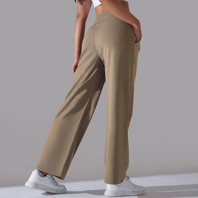 Emma | Weite Yoga-Hose mit Schlag-Design