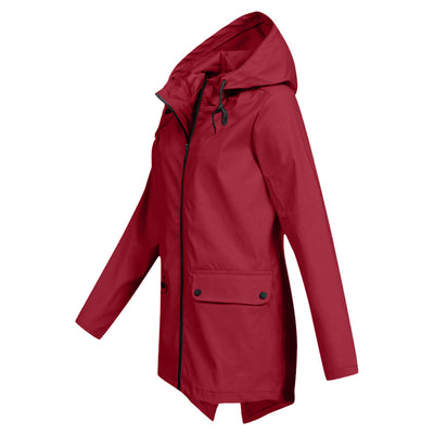 Leichte Regenjacke mit Kapuze für Damen