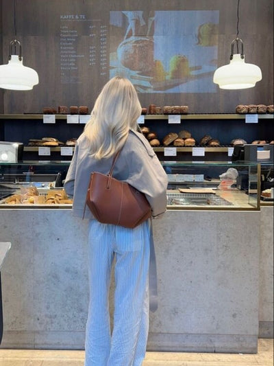 Camille - Vintage Cabas Tasche für Frauen Elegant und Praktisch