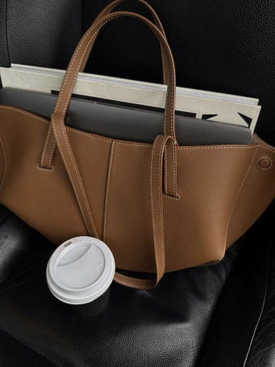 Camille - Vintage Cabas Tasche für Frauen Elegant und Praktisch