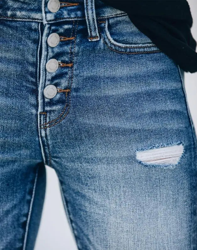 Moderne Slim Fit Denim-Jeans für Damen