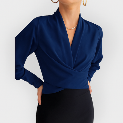 Elegante Damen Bluse mit Puffärmeln