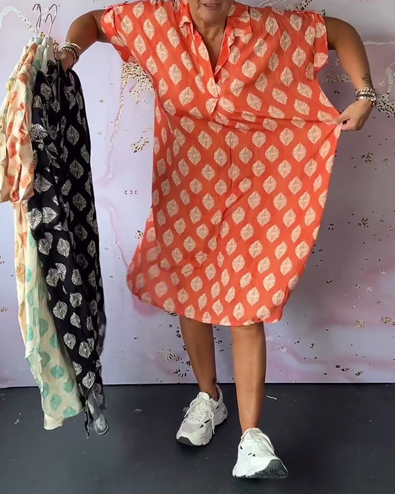 Elegantes Damen Wickelkleid mit V-Ausschnitt