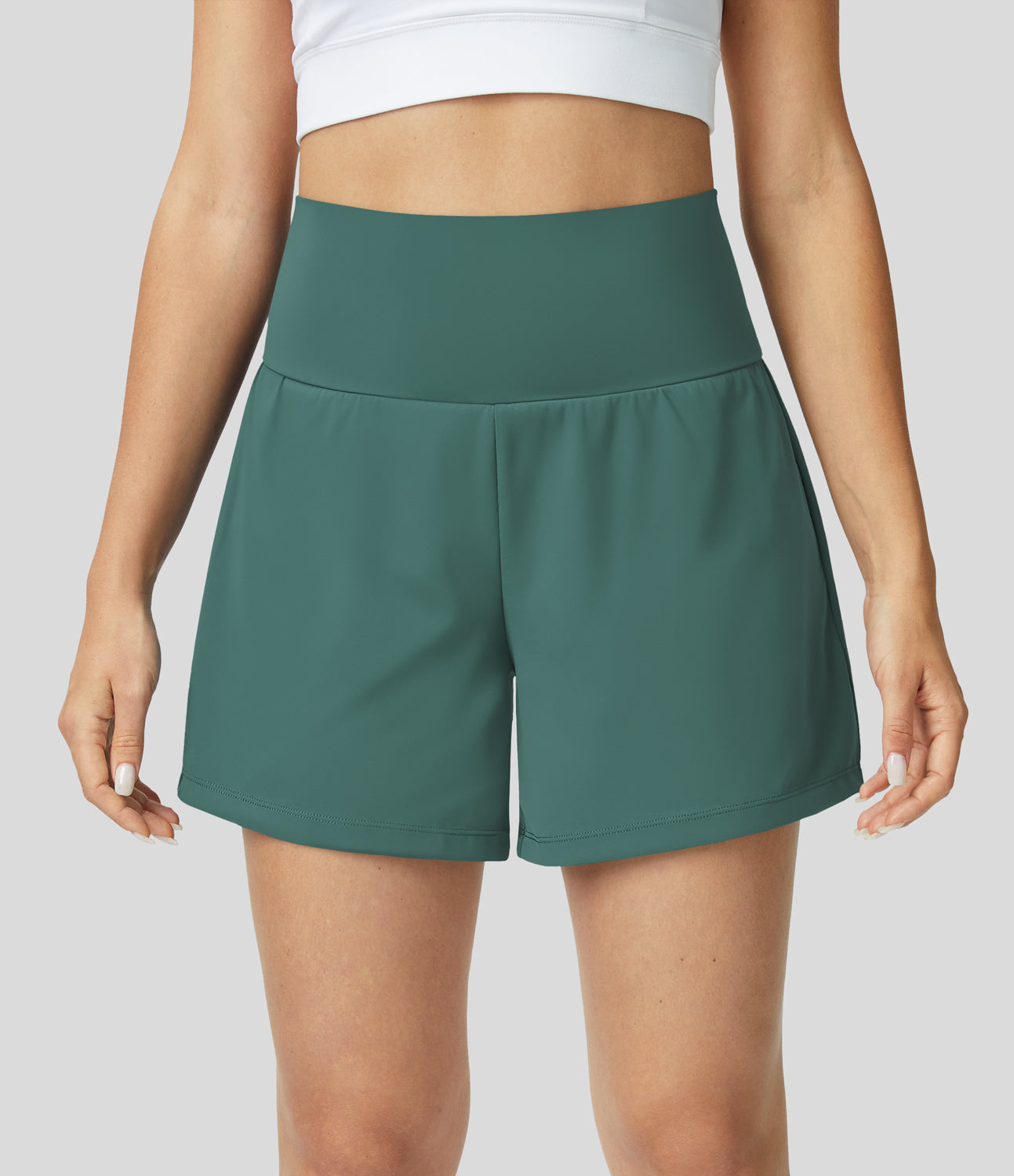 Jorvex | Flexible 2-in-1 Yoga Shorts für Damen Sommer