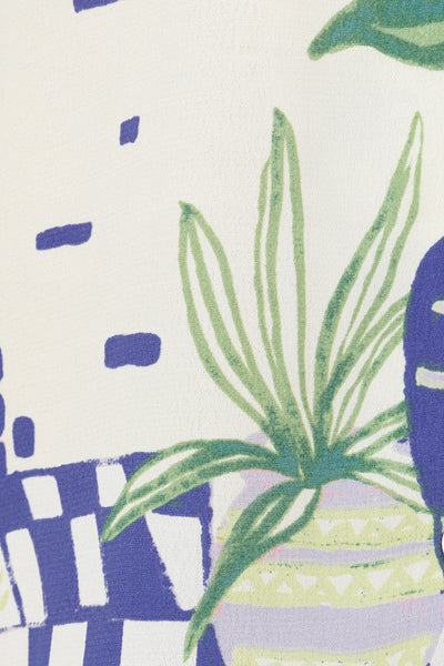 Nathalie Sommerset - Tropisch bedrucktes zweiteiliges Outfit mit entspannter Passform