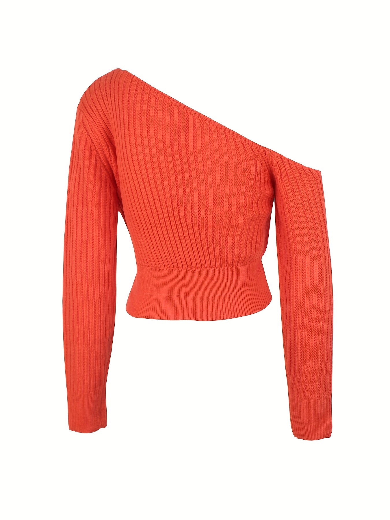 TrendPullover - Damen-Pullover mit asymmetrischem Ausschnitt