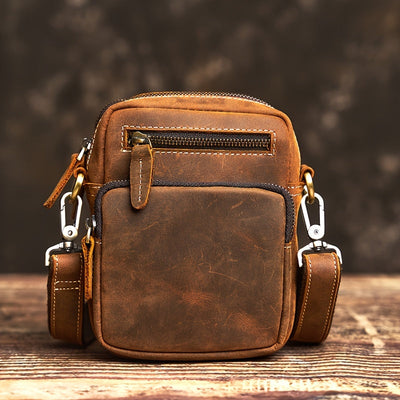 Henrik | Premium Rindsleder Vielseitige Hüft- und Umhängetasche