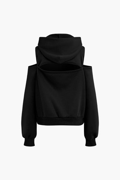 Evangeline | Sportliches Hoodie-Set mit Cut-Outs