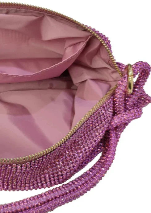 Dionne| Elegante Schultertasche in Rosa