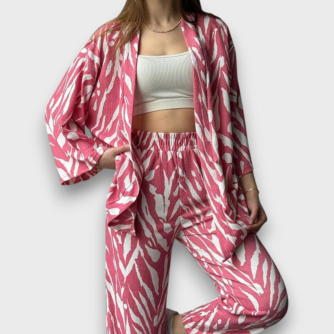 Zana – Zweiteiler mit Zebramuster