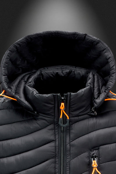 Daunenweste Mit Kapuze