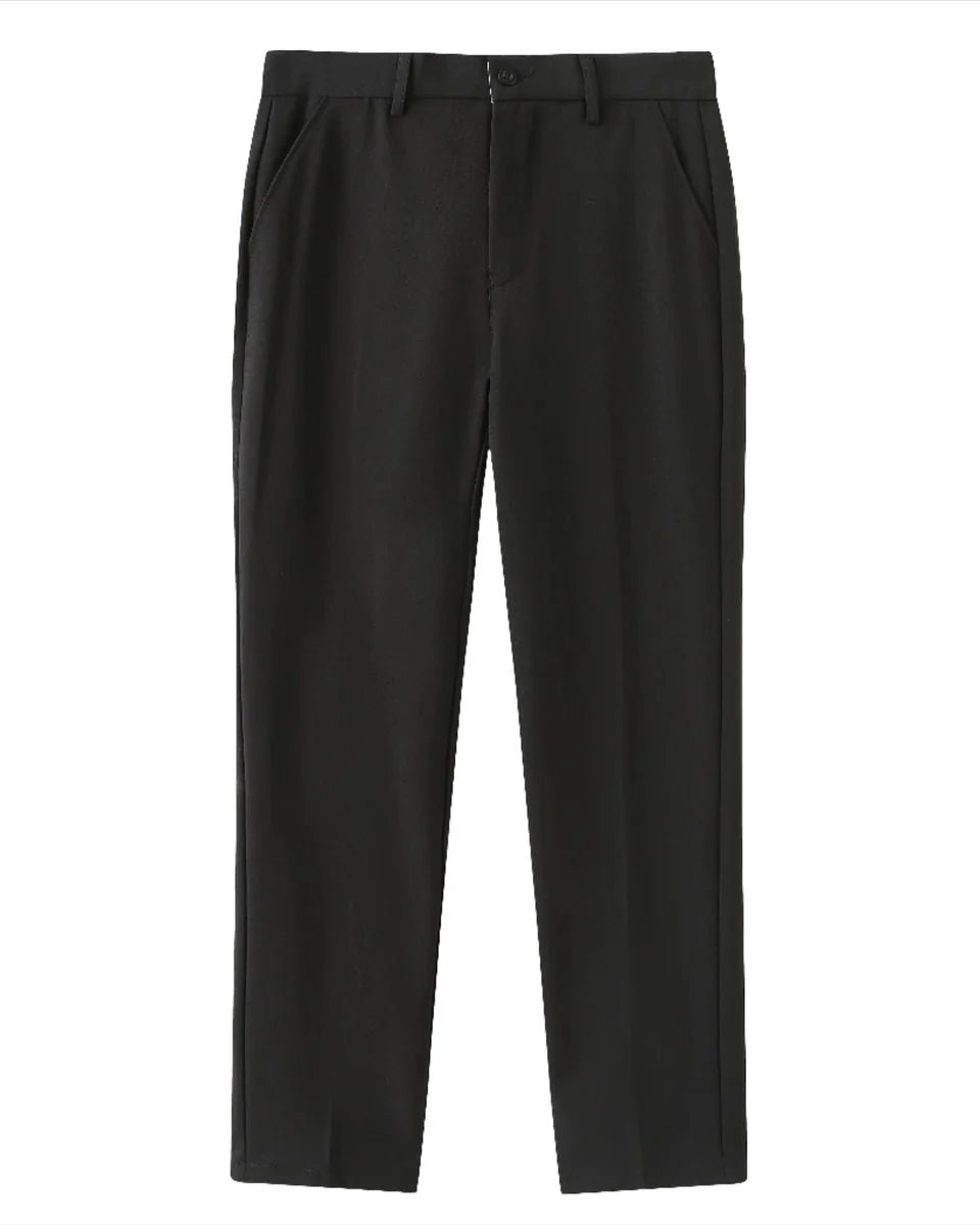 Amir | 3-teiliges Outfit-Set mit Zopfmuster-Pullover, hose & Loafern