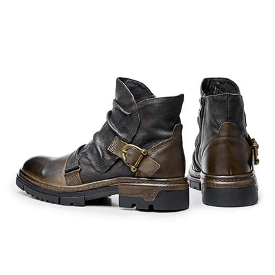 Arjen - Biker Stiefel Aus Leder