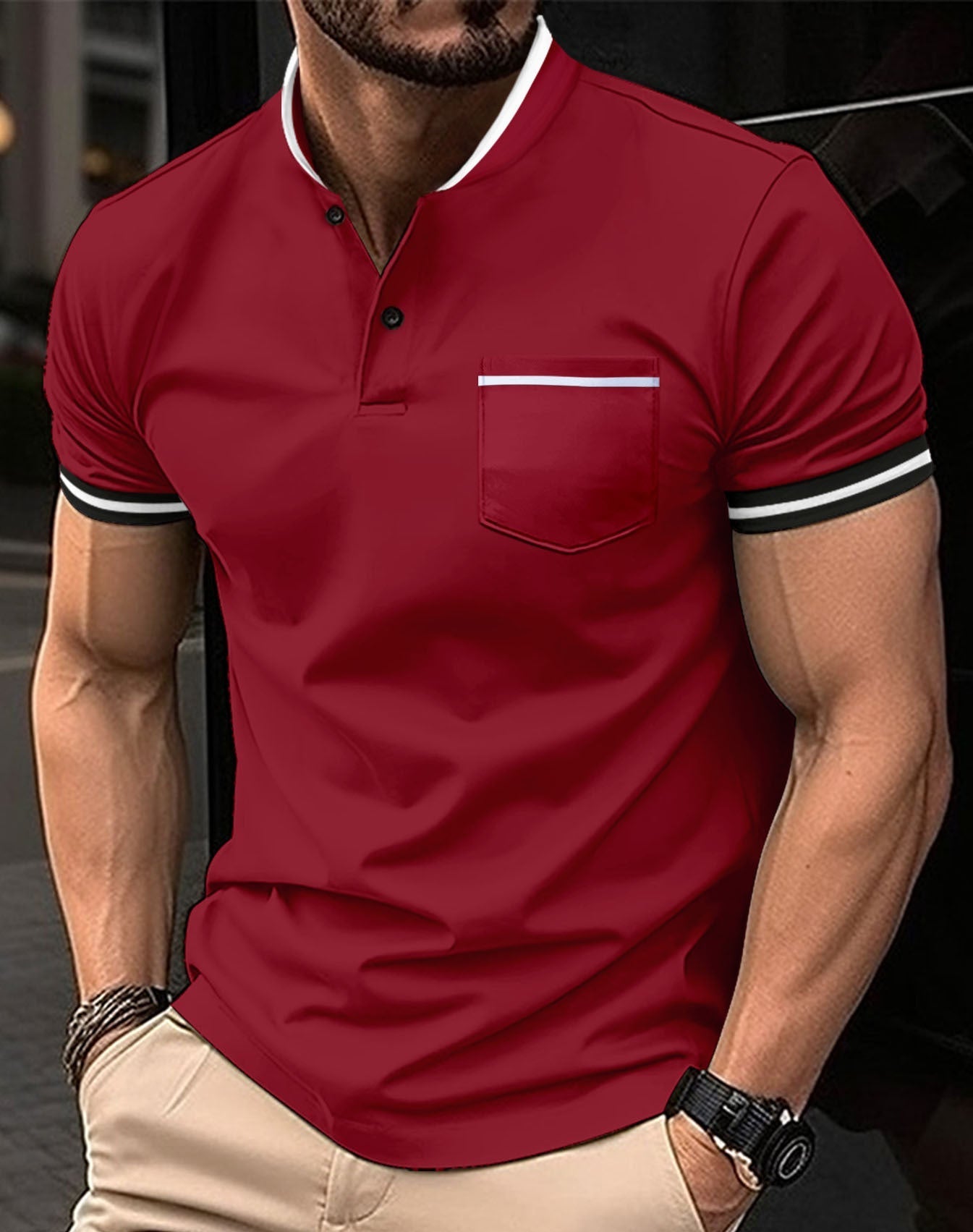 Teodor - Lässiges Herren-Poloshirt aus Baumwolle