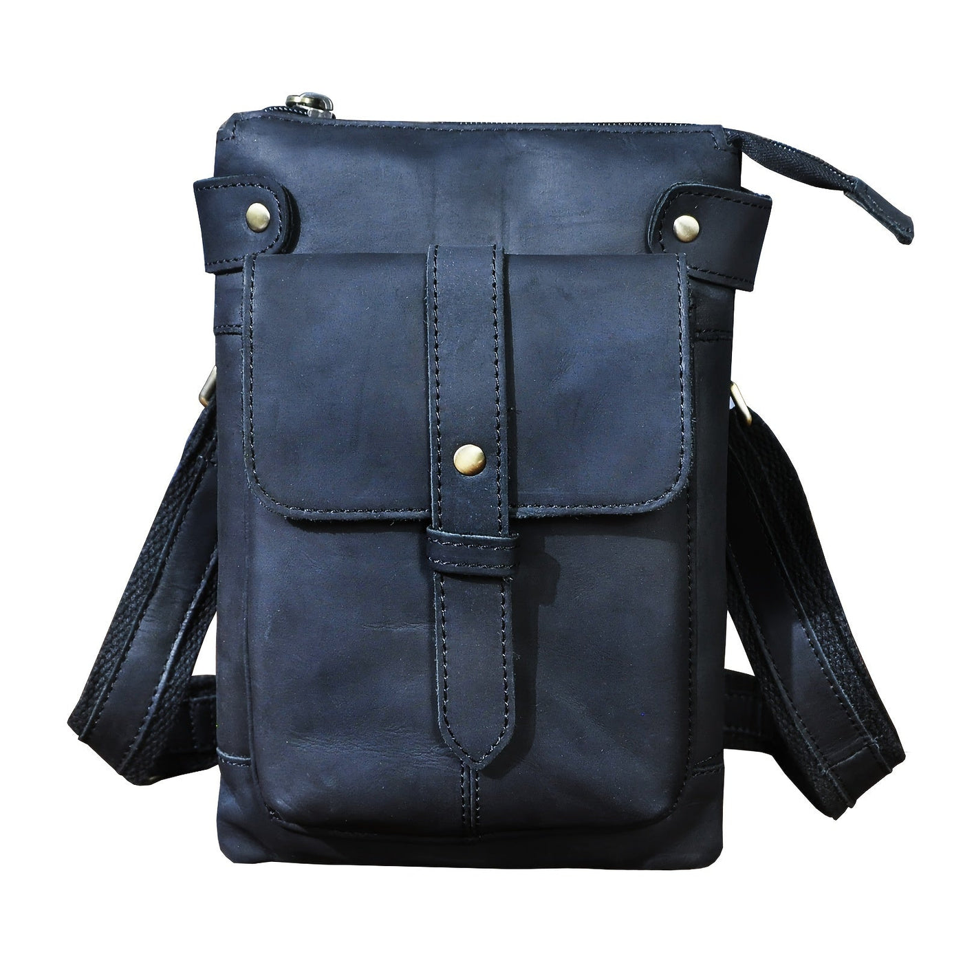 Sawyer | Stylische Vintage-Leder-Gürteltasche für Männer