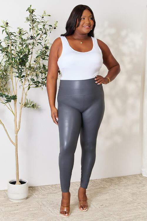 Lina| High-Waist-Leggings in Übergröße