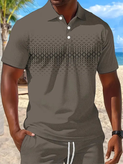 Zackary – Sommer Liches kurzärmliges Zweiteiler Set