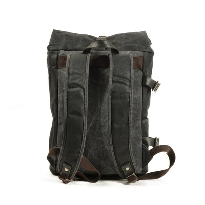 Nottingham | Robuster Canvas-Motorrad-Rucksack mit stylischem Design