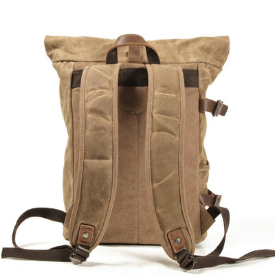 Nottingham | Robuster Canvas-Motorrad-Rucksack mit stylischem Design