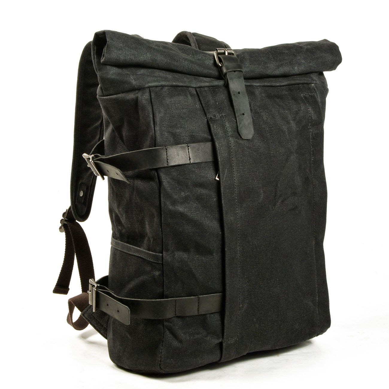 Nottingham | Robuster Canvas-Motorrad-Rucksack mit stylischem Design