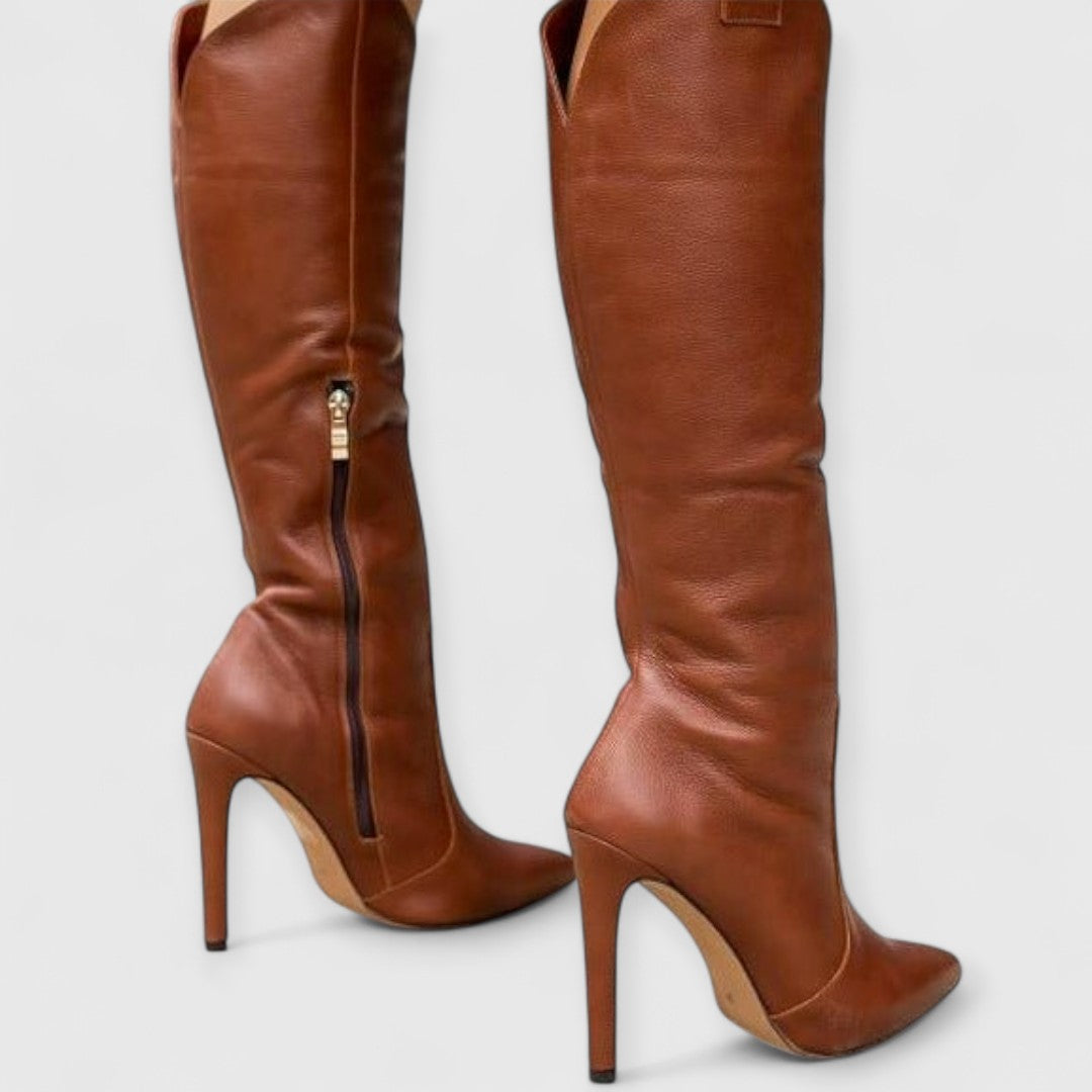 Kylie | Elegante Overknee-Stiefel mit Stiletto-Absatz