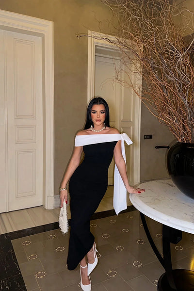 Emma | Elegantes Midikleid in zwei Farben