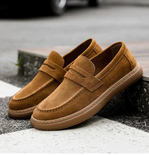 Elias – Klassische Slip-on Loafers mit Gepolsterter Sohle