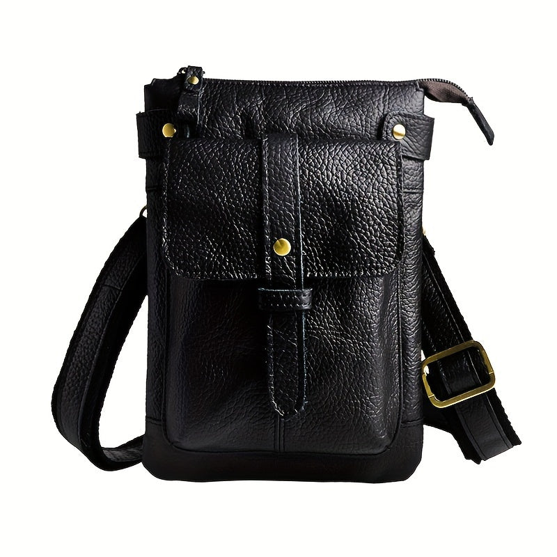 Sawyer | Stylische Vintage-Leder-Gürteltasche für Männer