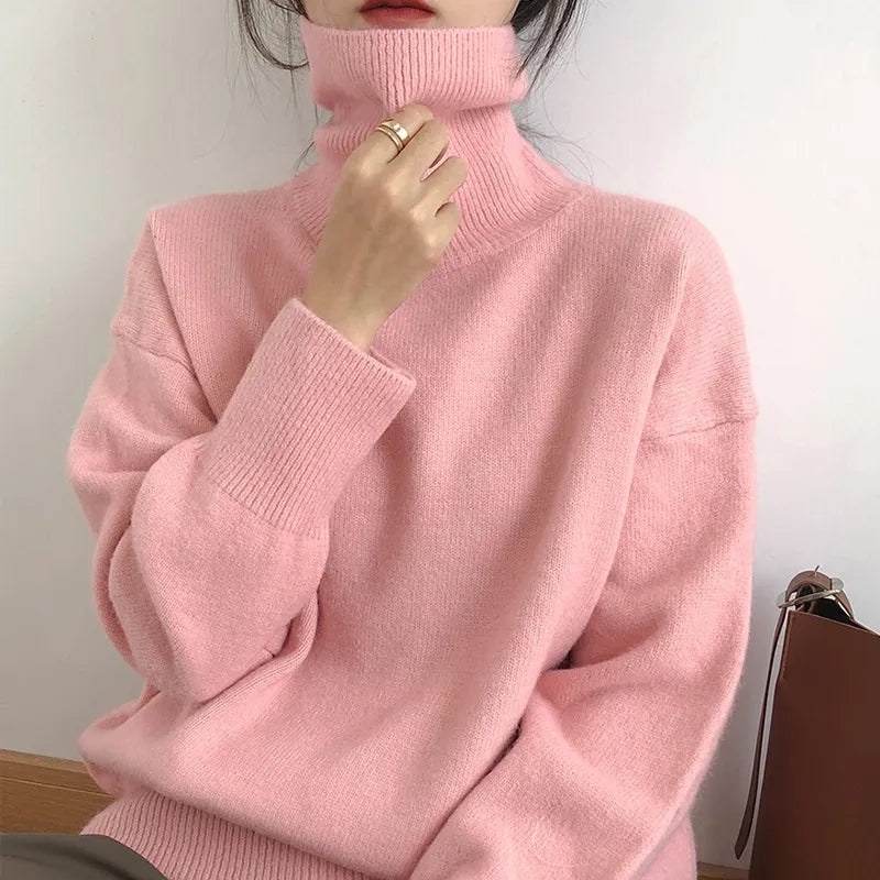 TrendyStyle - Eleganter Rollkragenpullover für Damen