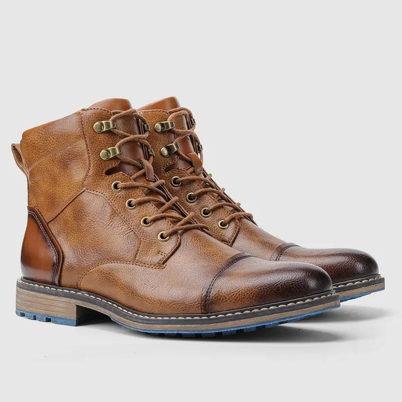 Dallas | Luxuriöse handgefertigte Leder-Oxford-Stiefel für Herren