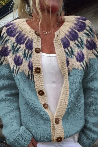 Keysha - Floral Cardigan