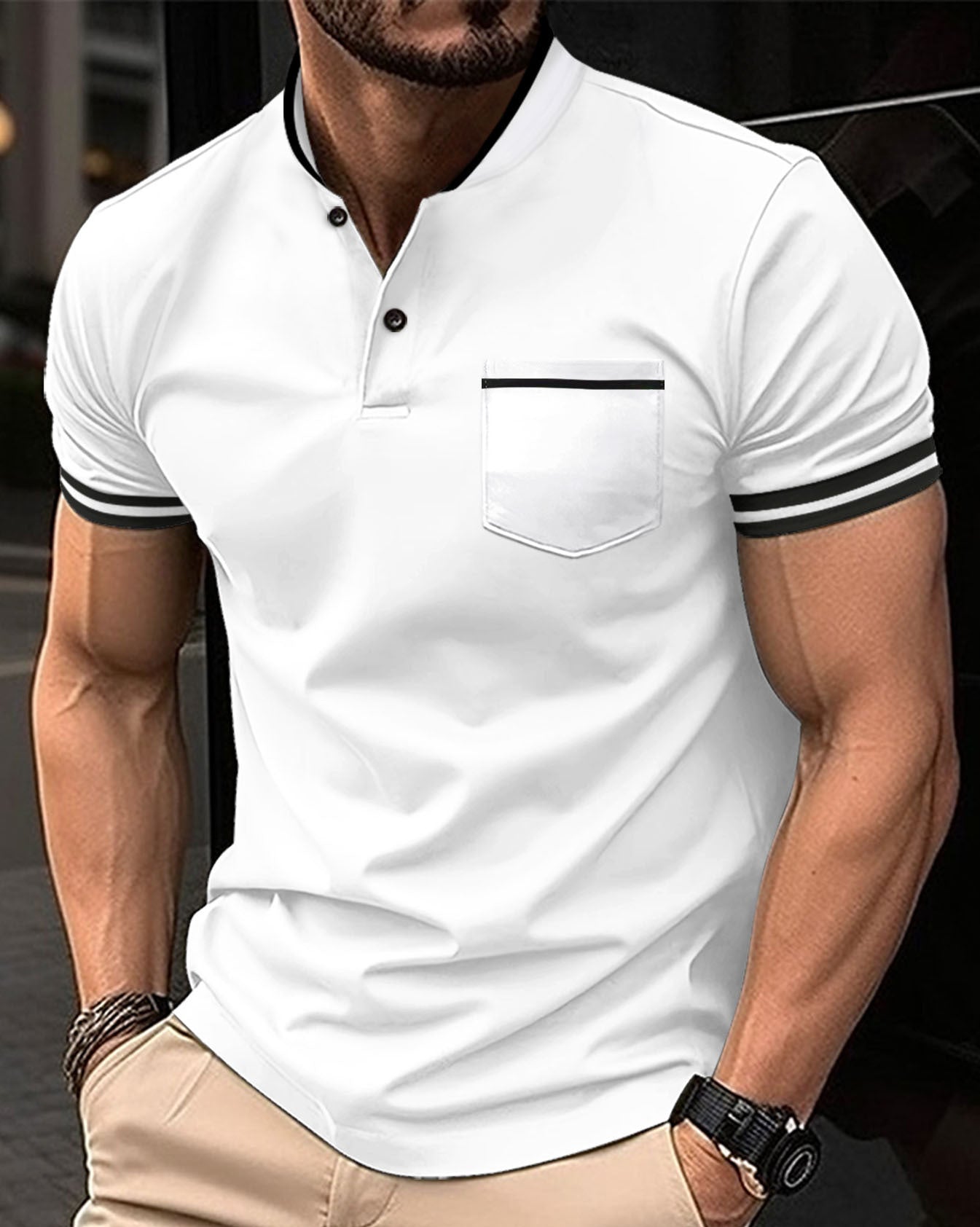 Teodor - Lässiges Herren-Poloshirt aus Baumwolle