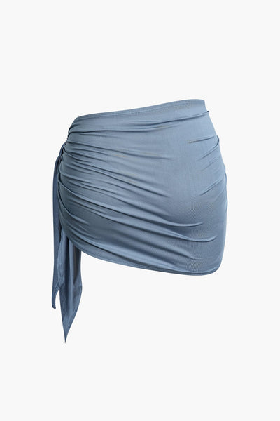 Nyx | Halterneck-Top & Drapierter Minirock – Ein aufregender Look für besondere Nächte