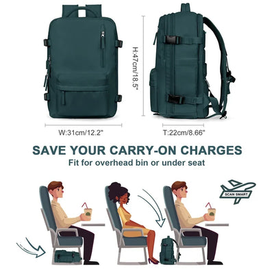 Wasserfester Reise-Rucksack für Damen