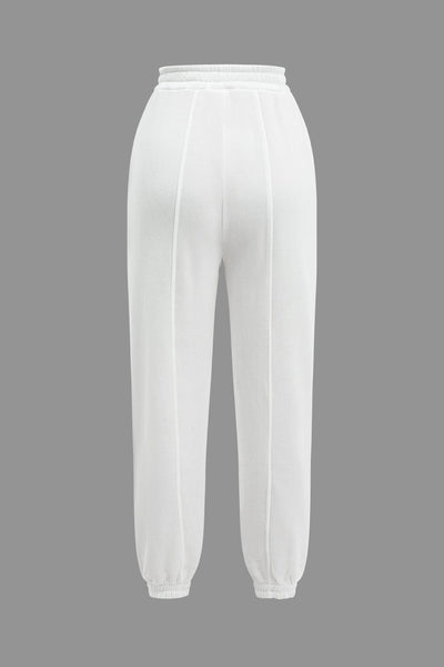 Evangeline | Sportliches Hoodie-Set mit Cut-Outs