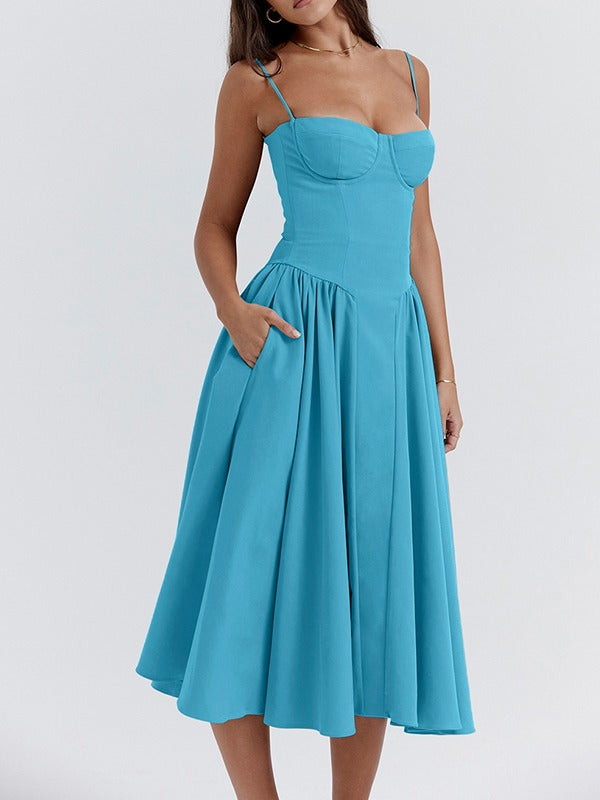 Vivian - Zeitlose Schönheit Midi-Kleid