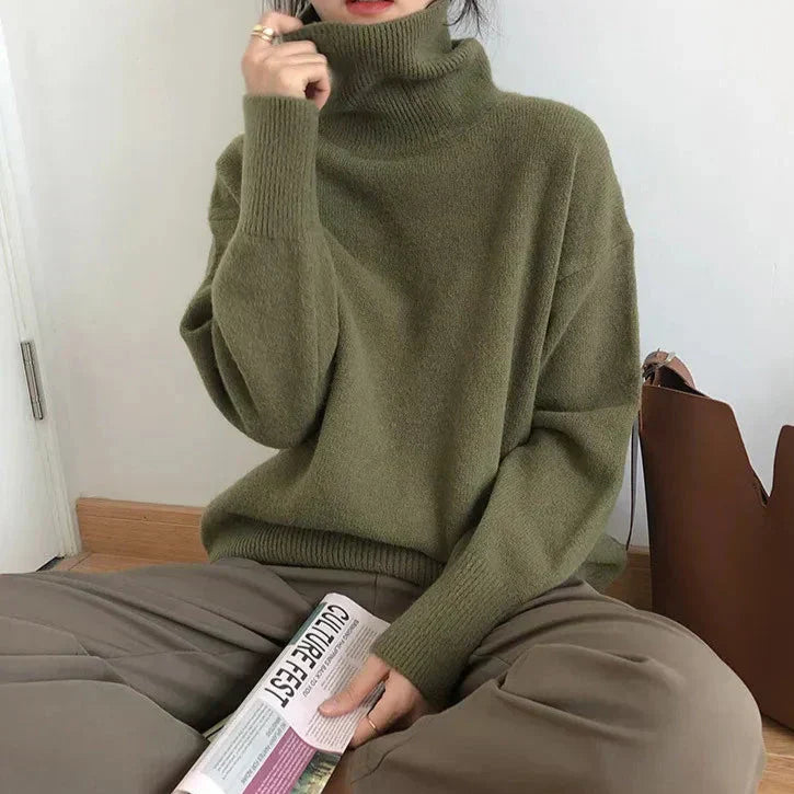 TrendyStyle - Eleganter Rollkragenpullover für Damen