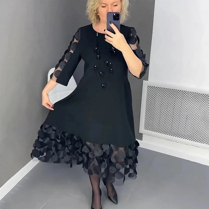 Floria –  Punkt Muster Dekoration Kleid