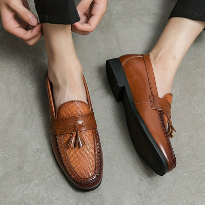 Vance | Klassische Leder Slipper für zeitlosen Stil